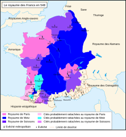 Division of Vasconia between the Frankish sovereigns (548).