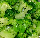 Steamed broccoli