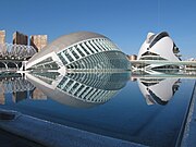 City of Arts and Sciences, Valencia: brise soleil at the L'Hemisf�ric