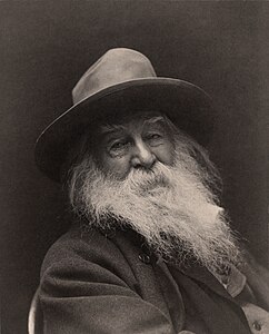 Walt Whitman, by George C. Cox (edited by Adam Cuerden)