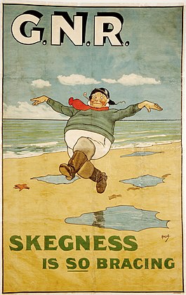 "The Jolly Fisherman" in a 1908 poster