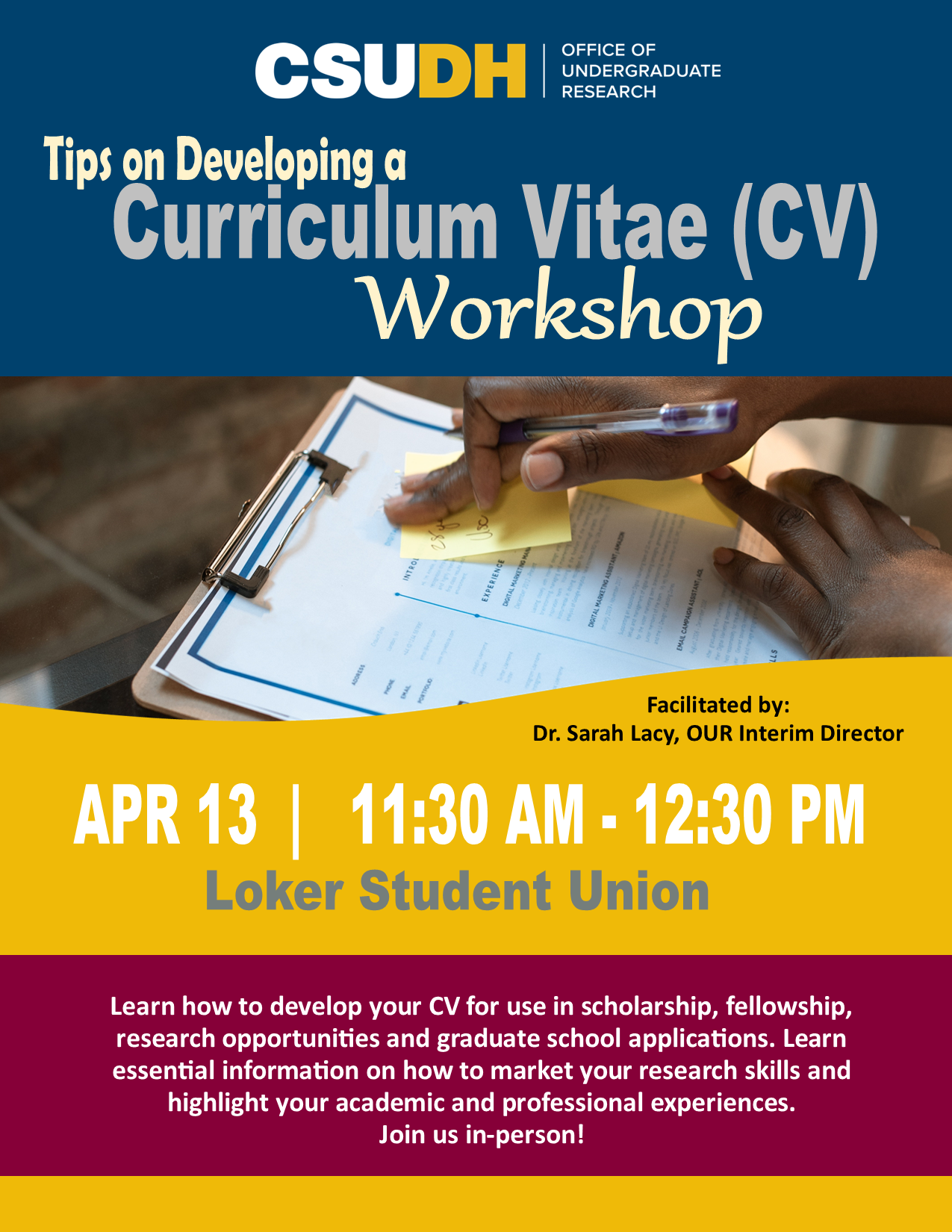 CV Workshop 4-13-22