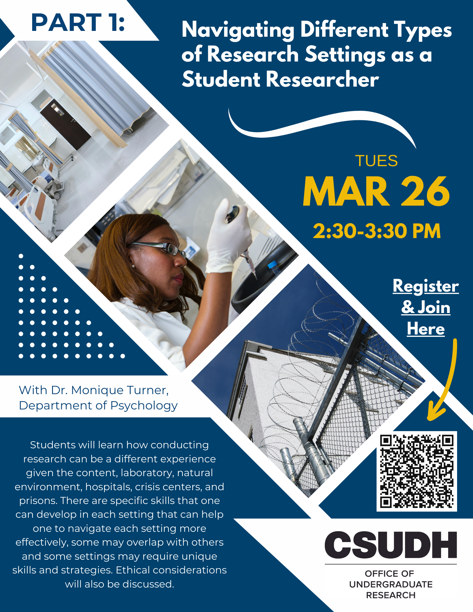 Navigating Different Types of Research Settings Flyer