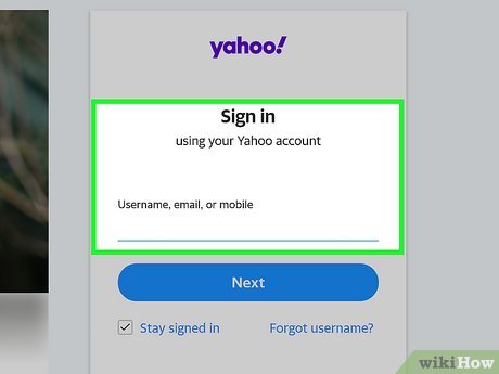 Step 7 Sign into your Yahoo email account.