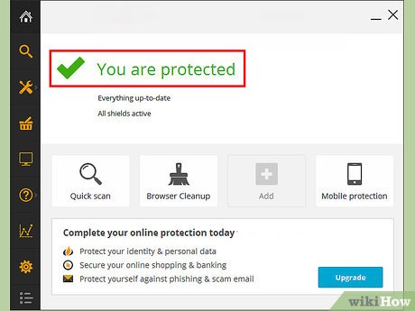 Step 1 Use antivirus software.