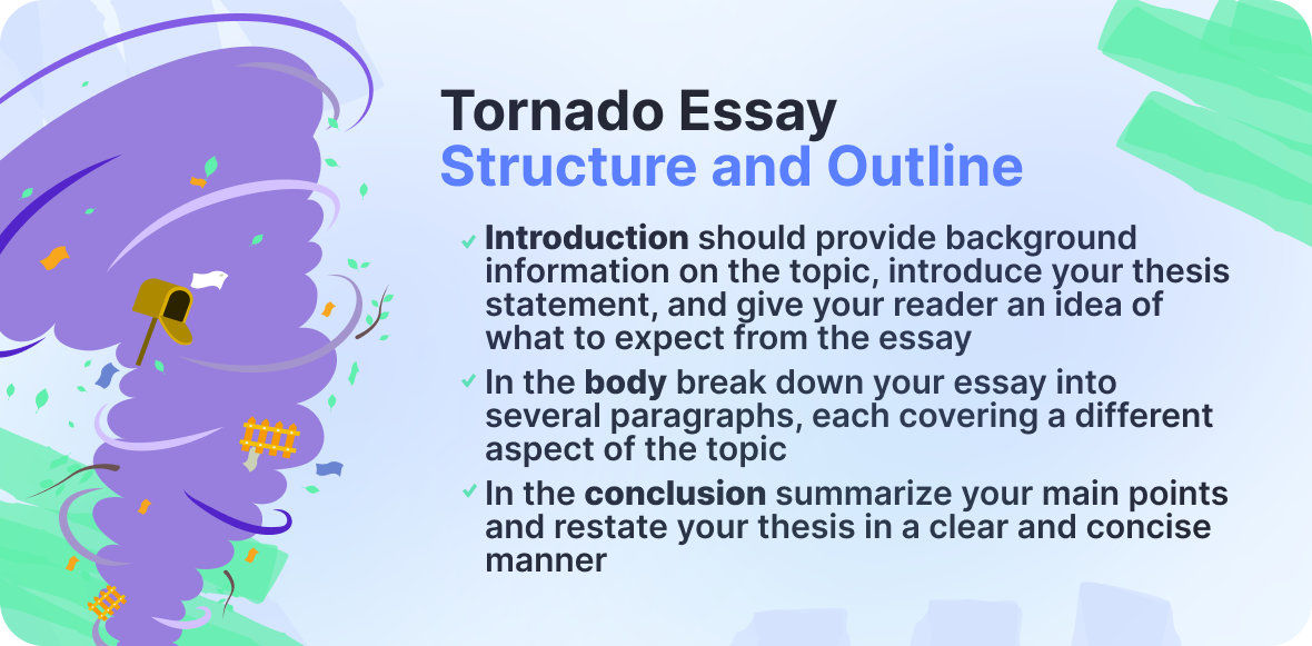 tornado essay structure