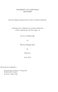 Cover page: Broadcasting Gaussian Sources Over Gaussian Channels