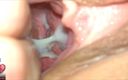 Je Penne And Frostberry: Sperm Harvesting From Fucked Pussy with Closeup of Creampie Inside...