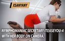 ITEASEYOU: Iteaseyou 4- Nymphomaniac Secretary with Her Body on Camera.