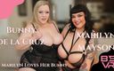 Blush Erotica VR: BBW Big Boobs Lesbians Bunny De La Cruz Marilyn Mayson...