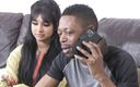 Lacey Starr productions: Chicas asi�ticas super calientes comparten una enorme polla negra