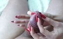 Homemade_Handjob: Long nail play with cock 2