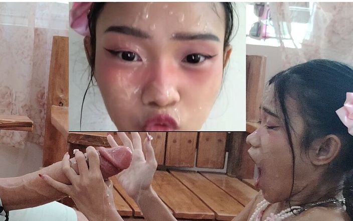 MaikaMann: Little Innocent Masturbating Results Huge Cumshot on the Face