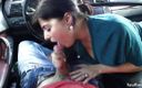 Facial flavor: Orale pit-stop con me e la mia ragazza pompino pov,...