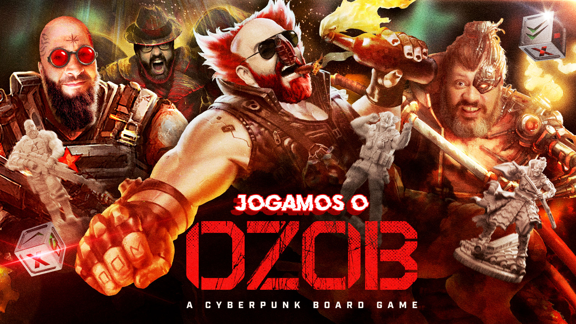 OZOB: A CYBERPUNK BOARD GAME - A 1� MISS�O