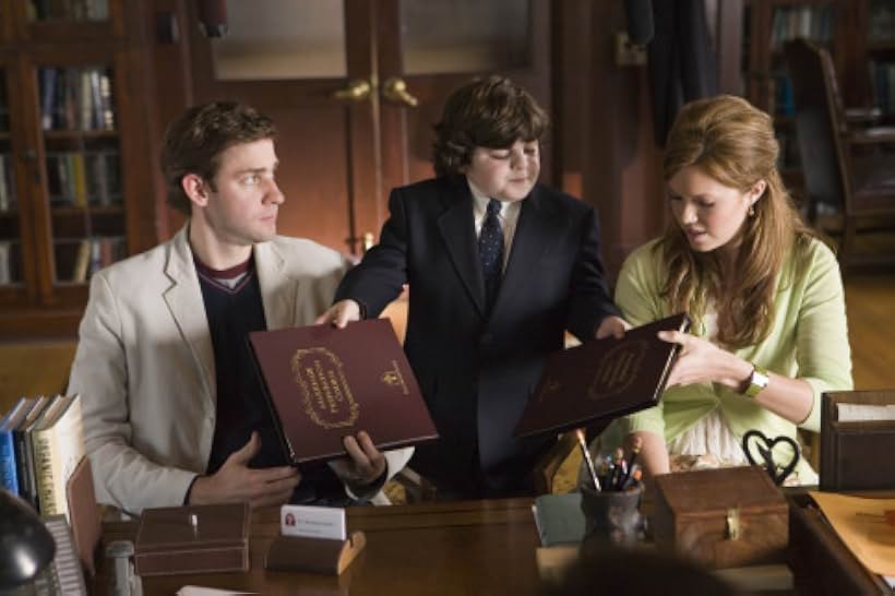 Mandy Moore, John Krasinski, and Josh Flitter in License to Wed (2007)