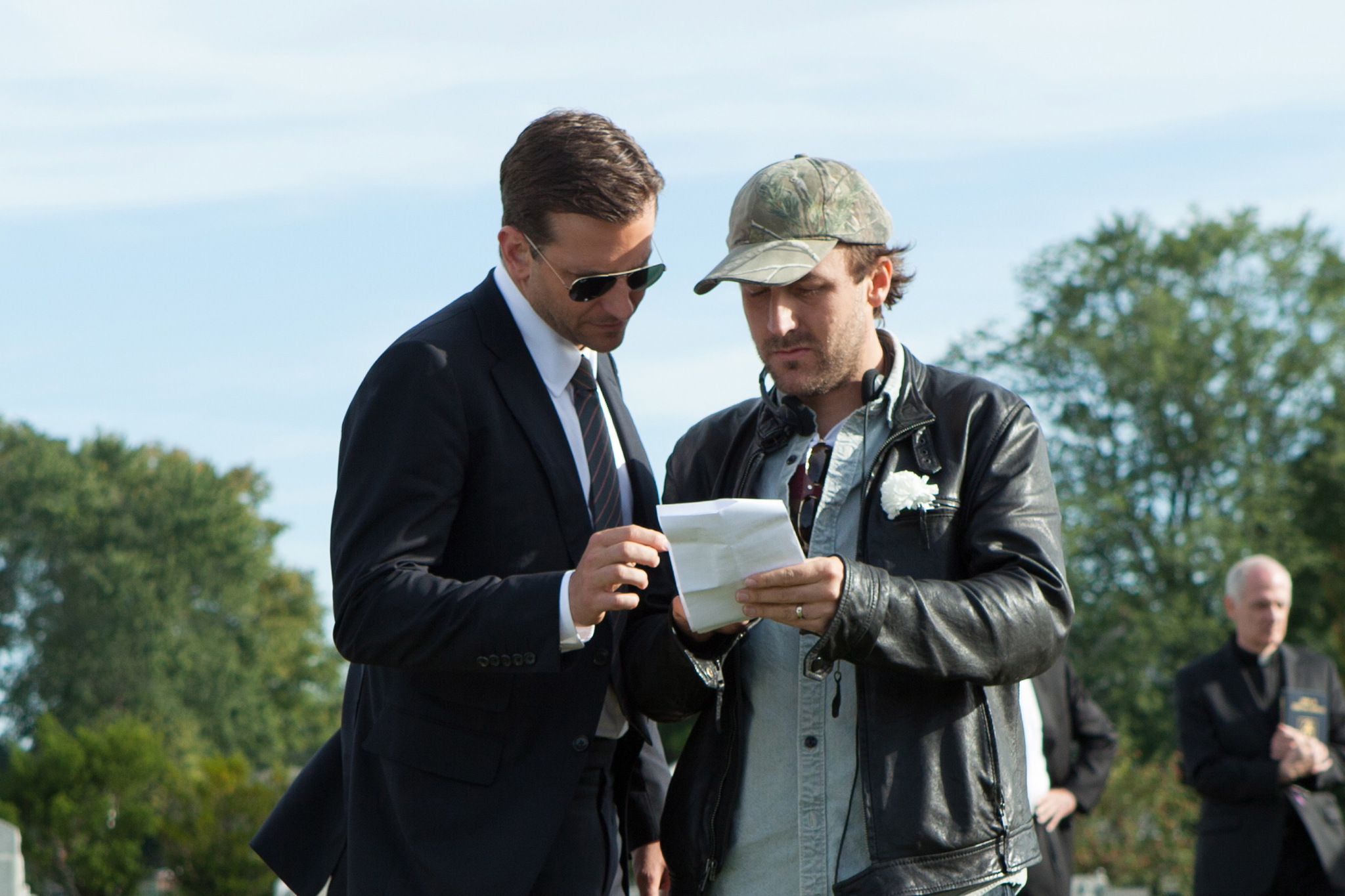 Derek Cianfrance and Bradley Cooper in The Place Beyond the Pines (2012)