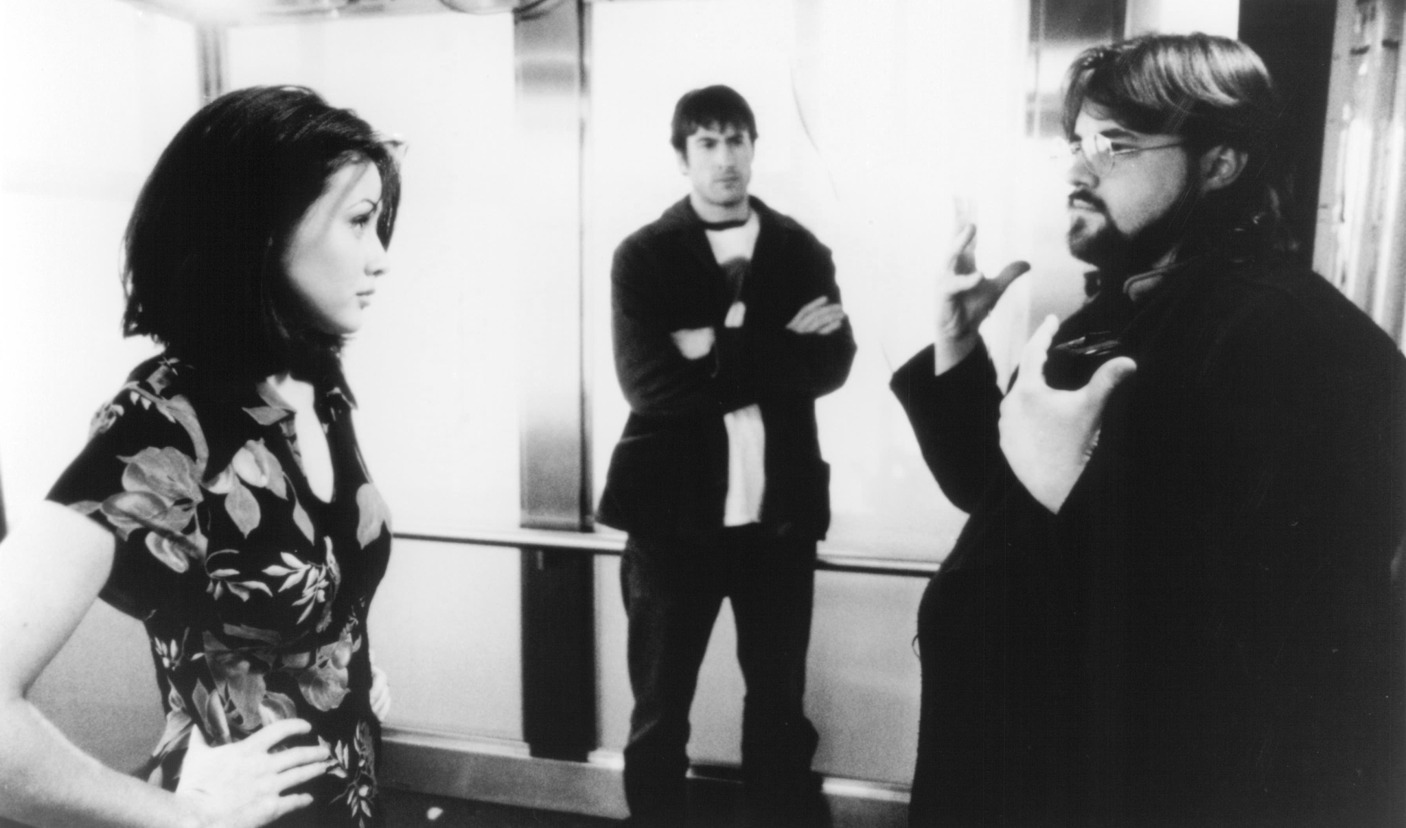 Shannen Doherty, Kevin Smith, and Jason Lee in Mallrats (1995)