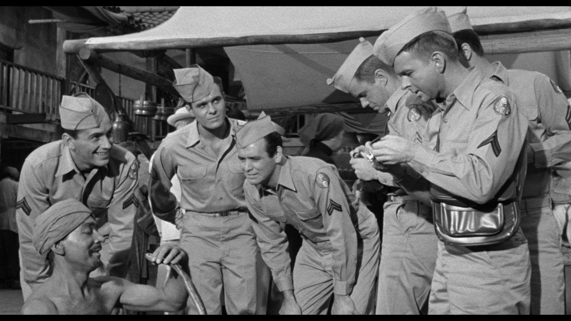 James Dobson, David Janssen, Jack Kelly, Richard Long, William Reynolds, Leonard Strong, and Marshall Thompson in Cult of the Cobra (1955)