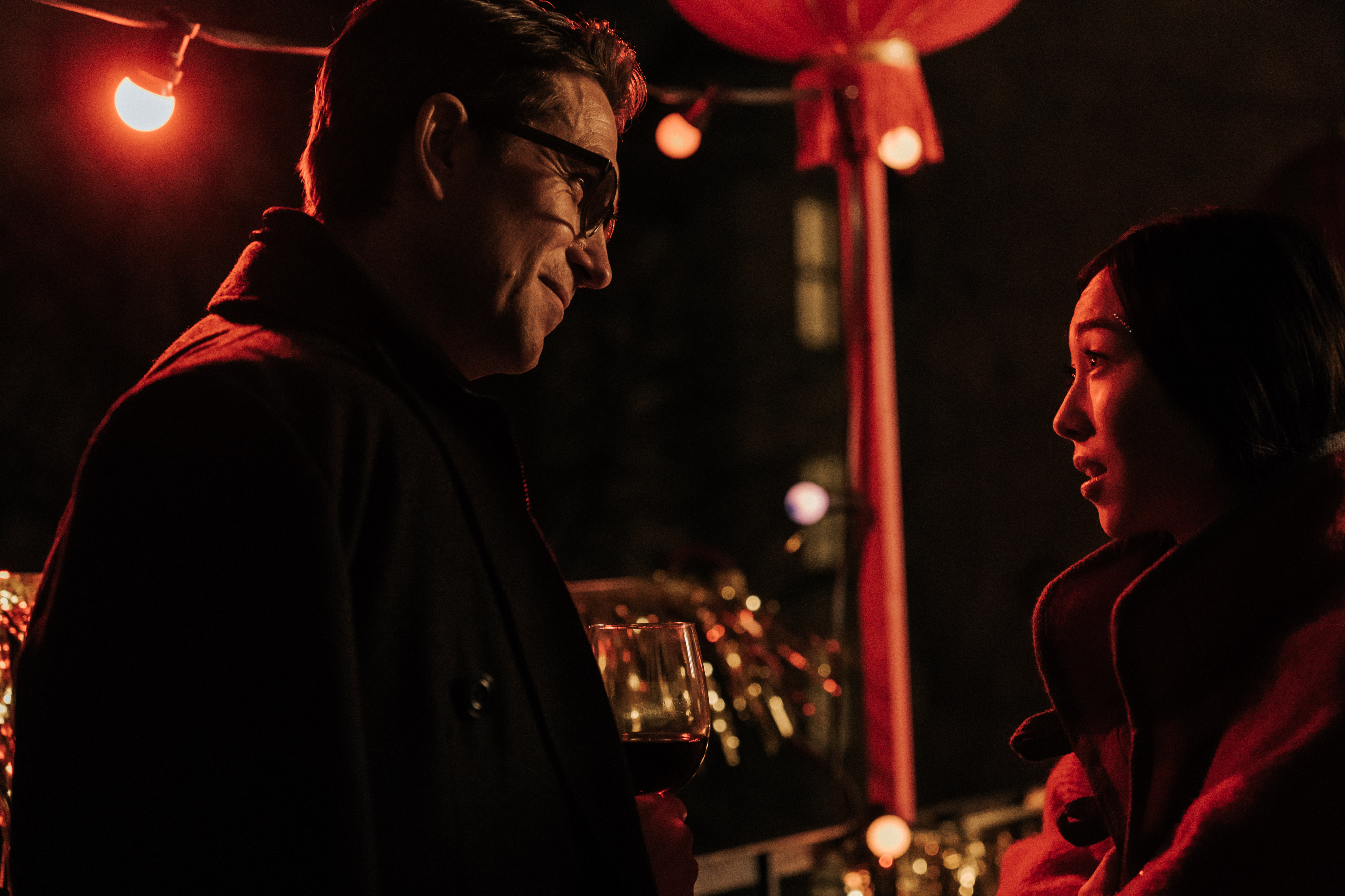 Marcin Dorocinski and Natalie Bui in Minghun (2024)