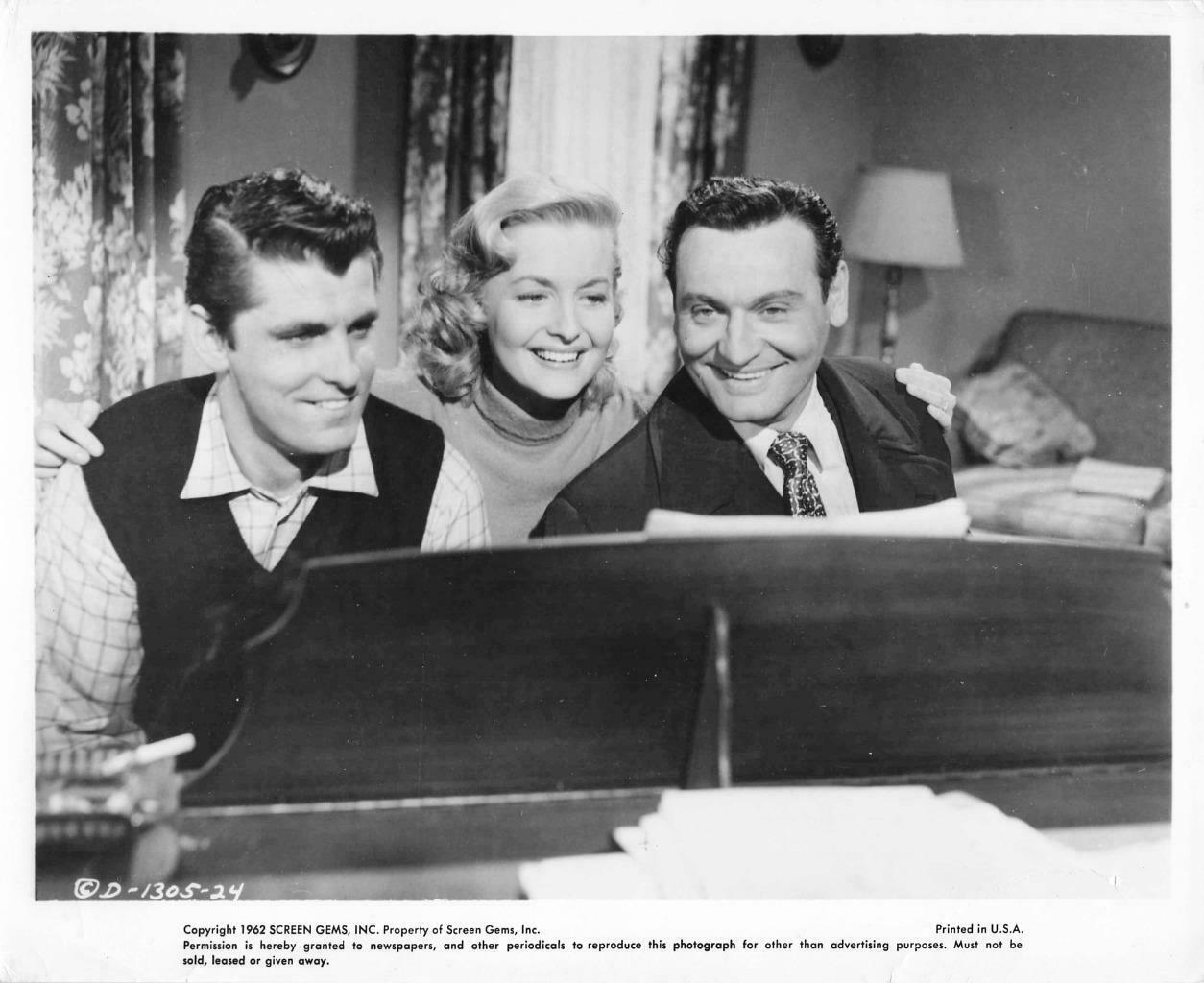 Keefe Brasselle, Frankie Laine, and Constance Towers in Bring Your Smile Along (1955)