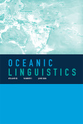 Oceanic Linguistics cover