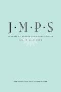 The Journal of Modern Periodical Studies cover