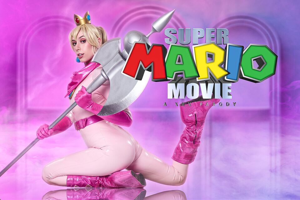 VRCosplayX Kay Lovely As Princess Peach Fucking In XXX SUPER MARIO BROS VR Porn