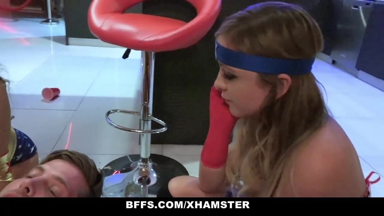 BFFS - SuperHero Teens Fucked on Halloween