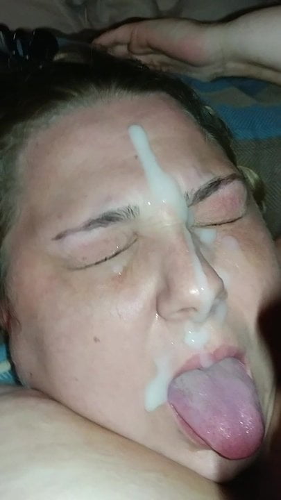 BBW Milf Cum Whore Receives Facial Explosion From BBC