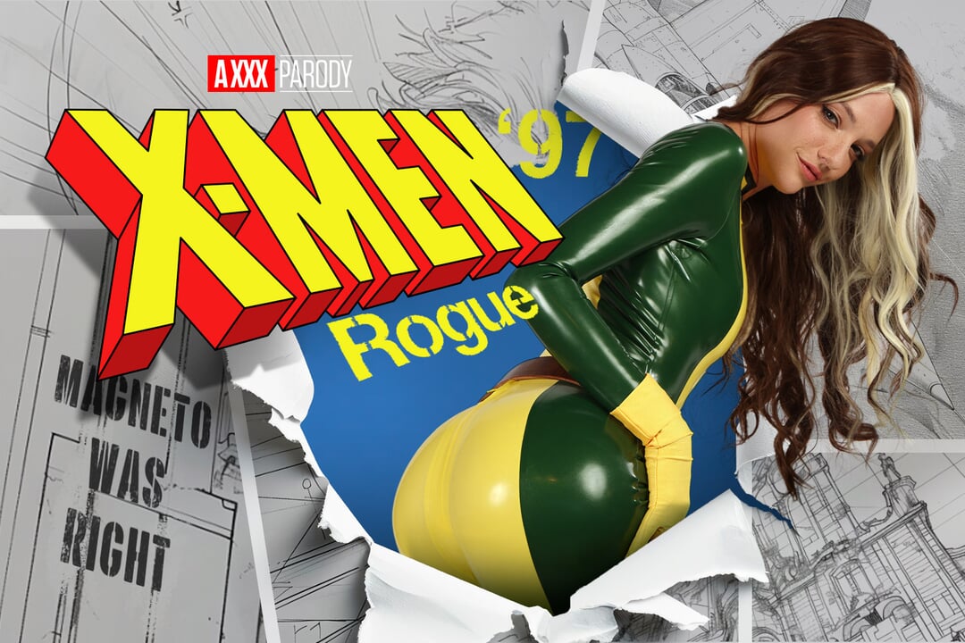 VRCosplayX Kenna James As ROGUE from X-MEN 97' Does Dick Sucking Instead Of Life Sucking