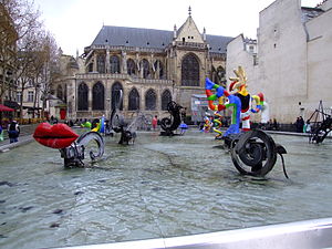 Strawinski-Brunnen von Niki de Saint Phalle und Jean Tinguely