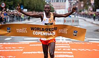 Geoffrey Kamworor belegte Rang fünf