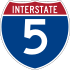 Interstate 5 marker