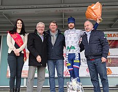 Marc Fournier est leader du classement de la montagne.