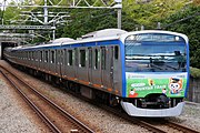 7代目そうにゃんトレイン （2020年10月20日、緑園都市駅）