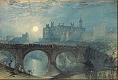 JMW Turner, grad Alnwick, 1829