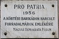 Pro Patria 1956 Móricz Zsigmond körtér 2.