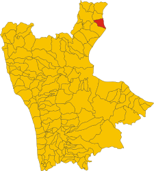 Roseto Capo Spulico – Mappa