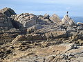 Rochers à Saint-Guénolé.