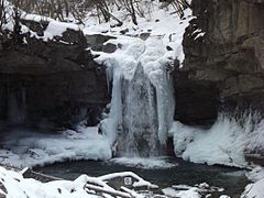 Cascade du Saut de la Pie, entre Barles et Verdaches.