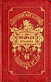 Les Peuples �tranges de Thomas Mayne Reid. Entre 1869 et 1919 : fer dor� avec � Hachette et Cie � (le L. de Louis Hachette est abandonn� apr�s sa mort en 1864).