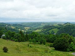 La vallée à Saint-Hippolyte.