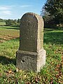 Ganzmeilenstein an der B 96 im OT Crostau