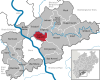 Lage der Stadt Sankt Augustin im Rhein-Sieg-Kreis