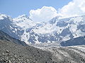 El glaciar Akkem en el macizo de Alt�i, Rusia.