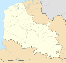 Auchel is located in Pas-de-Calais