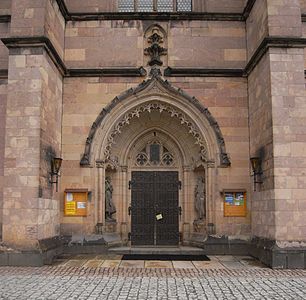 Portal der Schloßkirche Chemnitz