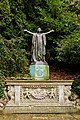 Sir Bertram MacKennal's figure representing Canada in the War Memorial Garden.