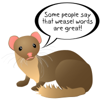 Weasel words.svg